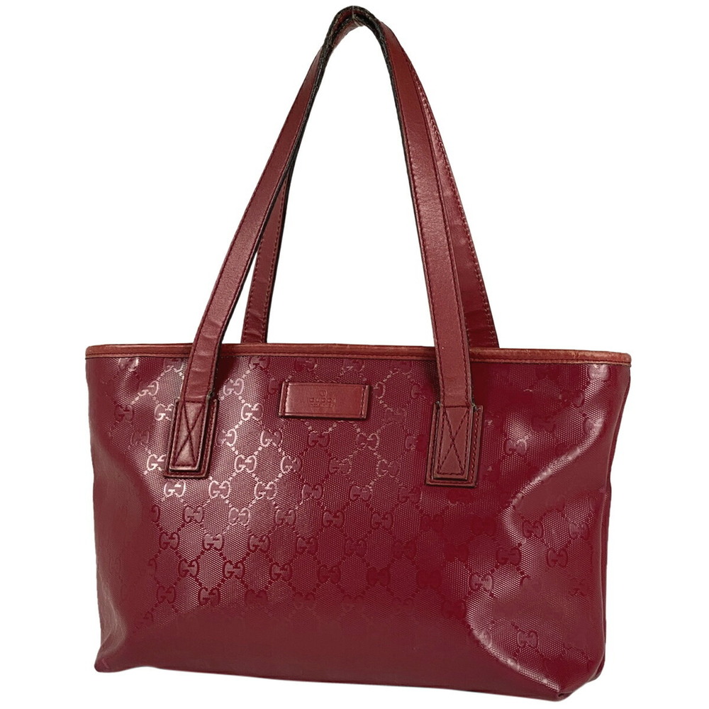 Gucci Gg Implement Tote Bag Canvas Red - image 1